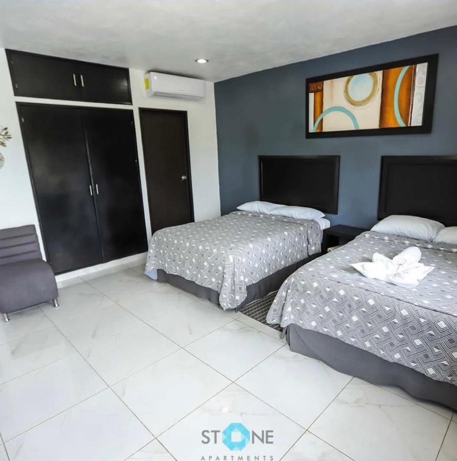 Hôtel Stone Aparments à Bacalar Extérieur photo